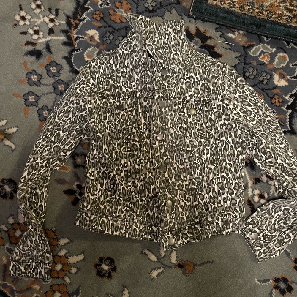 Leopard print jacket